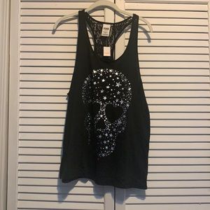 Pink by Victoria’s Secret lace racer back tank